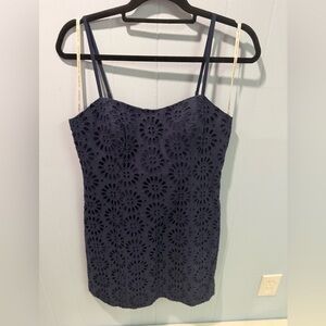 Lilly Pulitzer Midnight Blue Dress with Cutout Detail
